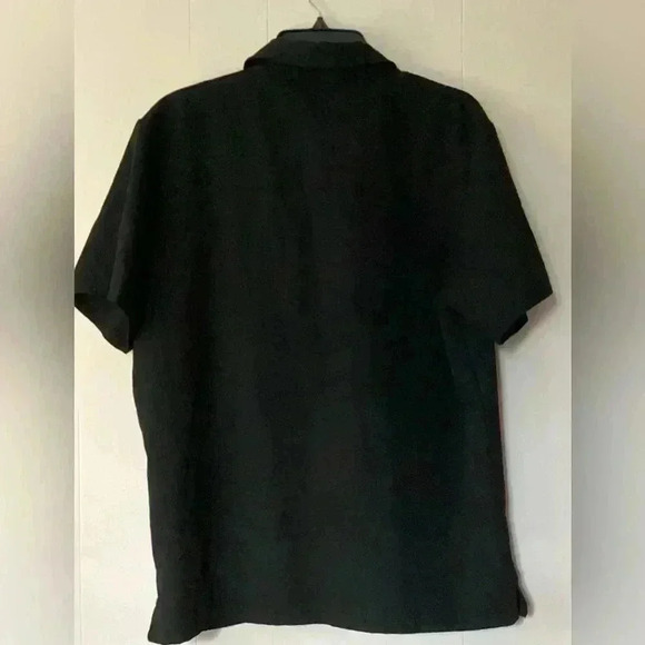 Figs  Polo Black Scrub Top Size Large - Picture 4 of 7